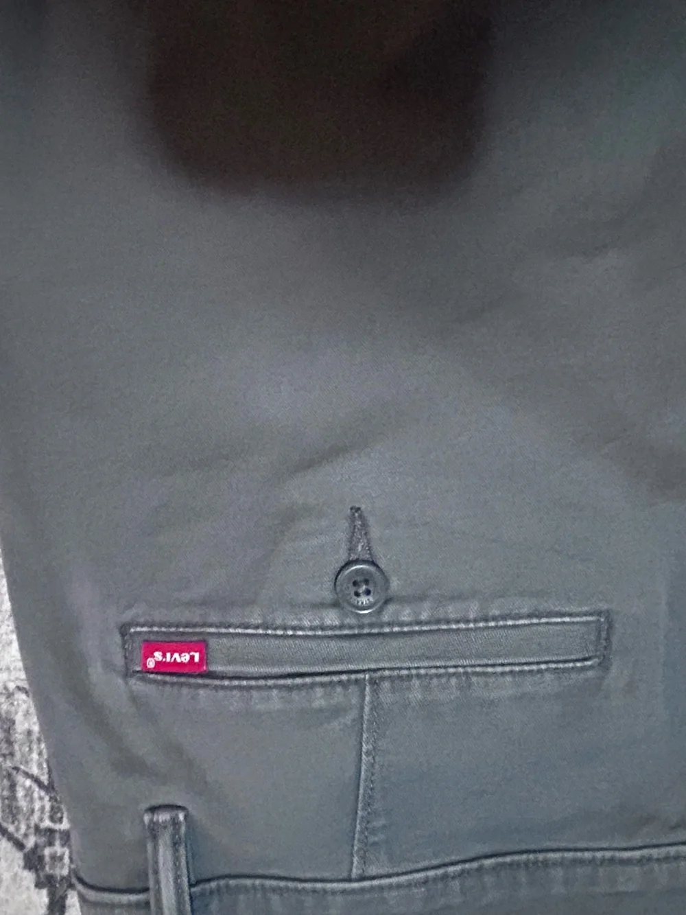 Levi's Men's Slim Straight Jeans in Charcoal Gray